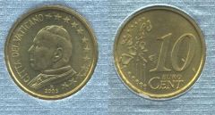 Vaticano 10 cent 2002-2005