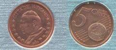 Vaticano 5 cent 2002-2005