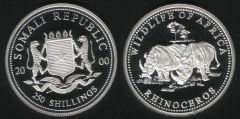 250 Shillings - Rinoceronti